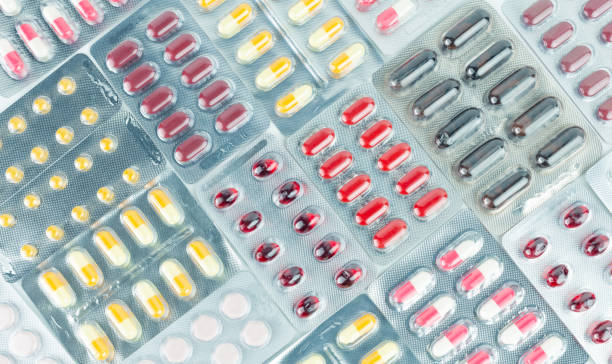 錠剤の薬を丸薬 - perscription capsule frame pill ストックフォトと画像