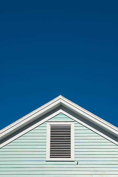 Symmetric roof gable  gable stock pictures, royalty-free photos & images