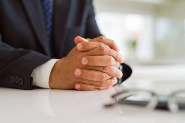 istock Close up of man hands 1175442429