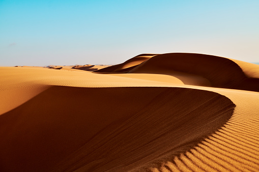 Shot of the Namibian desert