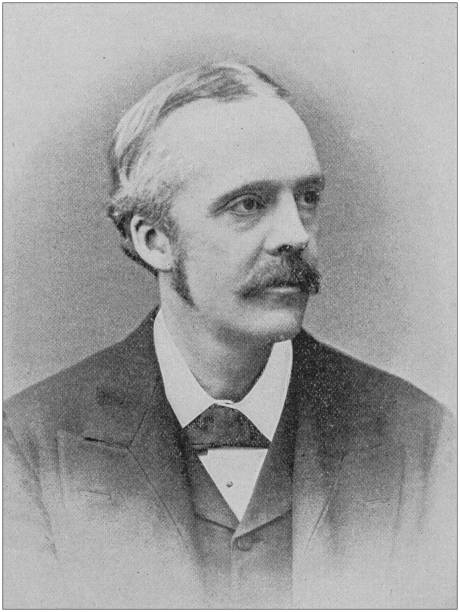 istock Antique portrait of famous men: Arthur James Balfour 1175444737