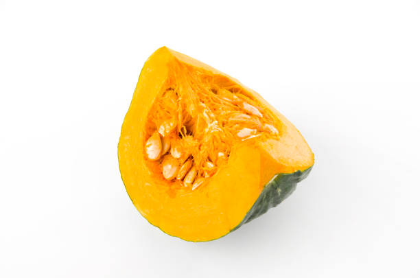 istock fresh sliced pumpkin(kabocha squash) isolated on white background 1175444873