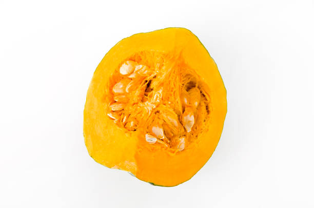 istock fresh sliced pumpkin(kabocha squash) isolated on white background 1175445068
