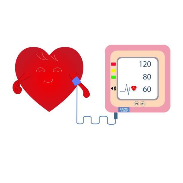 Ilustración de Caricatura Sin Corazón Con Dispositivo Digital Equipo Médico  Para Medir La Presión Diagnosticar La Hipertensión Corazón y más Vectores  Libres de Derechos de Gráfico - iStock