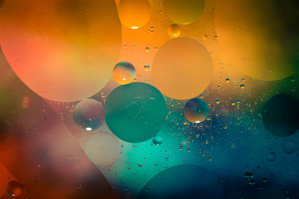 istock Macro oil and water multi colored abstract background 1175448971
