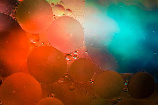 istock Macro oil and water multi colored abstract background 1175448974