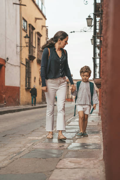 istock Boy going back to school in Mexico 1175451717