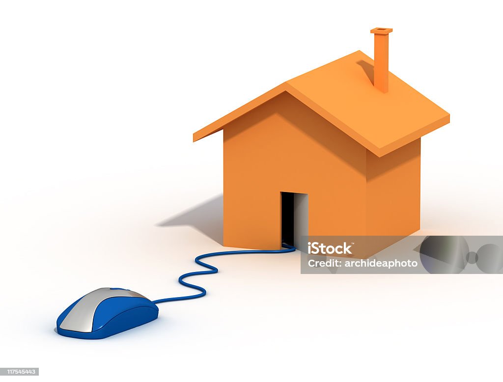 Home automation concept of Home automation. Cut Out Stock Photo