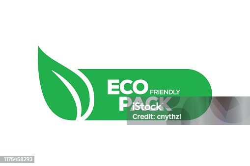 istock Eco Friendly Pack Badge 1175458293