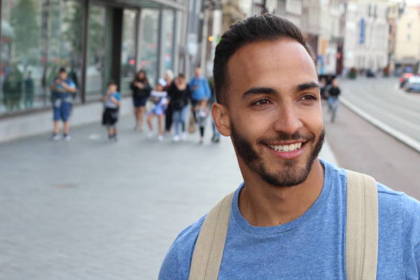 istock Naturally beautiful man smiling outdoors 1175460732