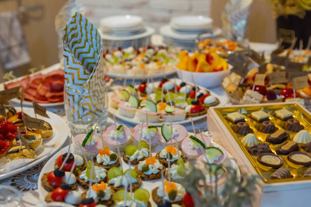 istock catering catering at the celebration. noise effect. 1175461291
