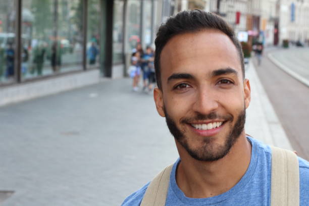 istock Naturally beautiful man smiling outdoors 1175462367