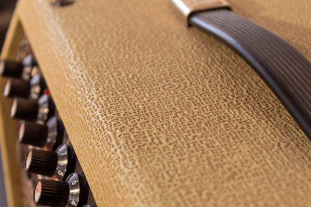 istock Guitar amplifier for professional music students. 1175465998