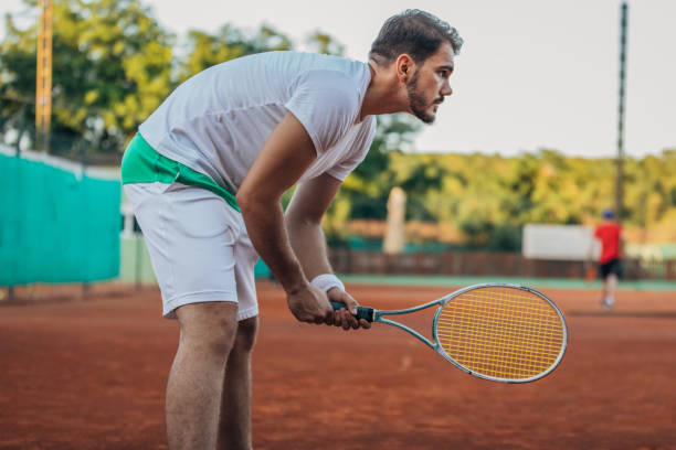 istock Tennis player waiting for the ball 1175468701