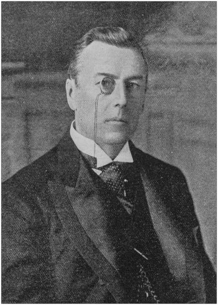istock Antique portrait of famous men: Joseph Chamberlain 1175471784