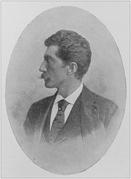 istock Antique portrait of famous men: Emile Wauters 1175476081