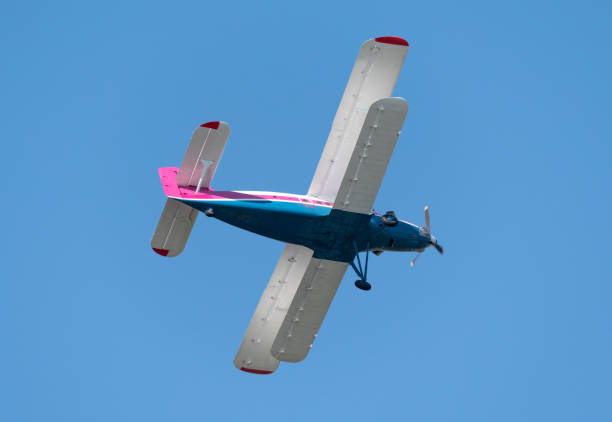 istock Demonstration flight of a modernized Antonov An-2 1175481527
