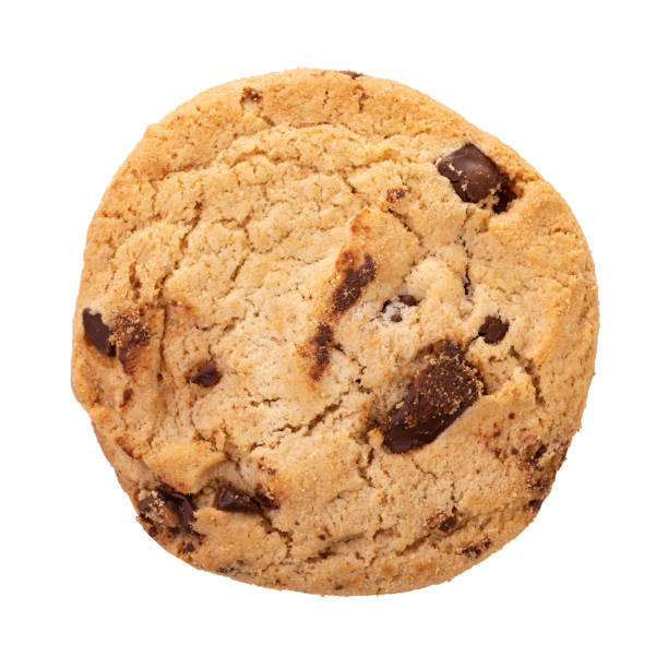 istock Chocolate chip cookies isolated on white background. 1175485497