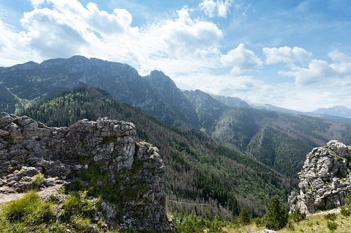 Giewont Peak in Tatra mountains. This file is cleaned and retouched.