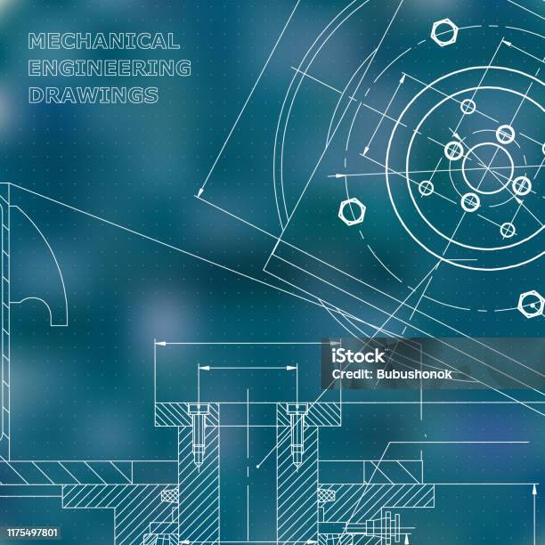 Engineering Frame Vector Mechanics Technical Design Engineering Style Stock Illustration ...