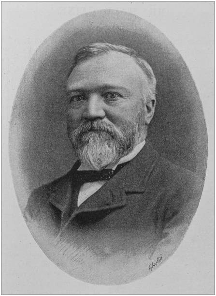istock Antique portrait of famous men: Andrew Carnegie 1175498441