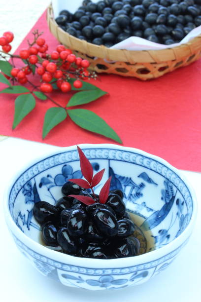 istock black soy-beans and Sweet black soybeans 1175499444