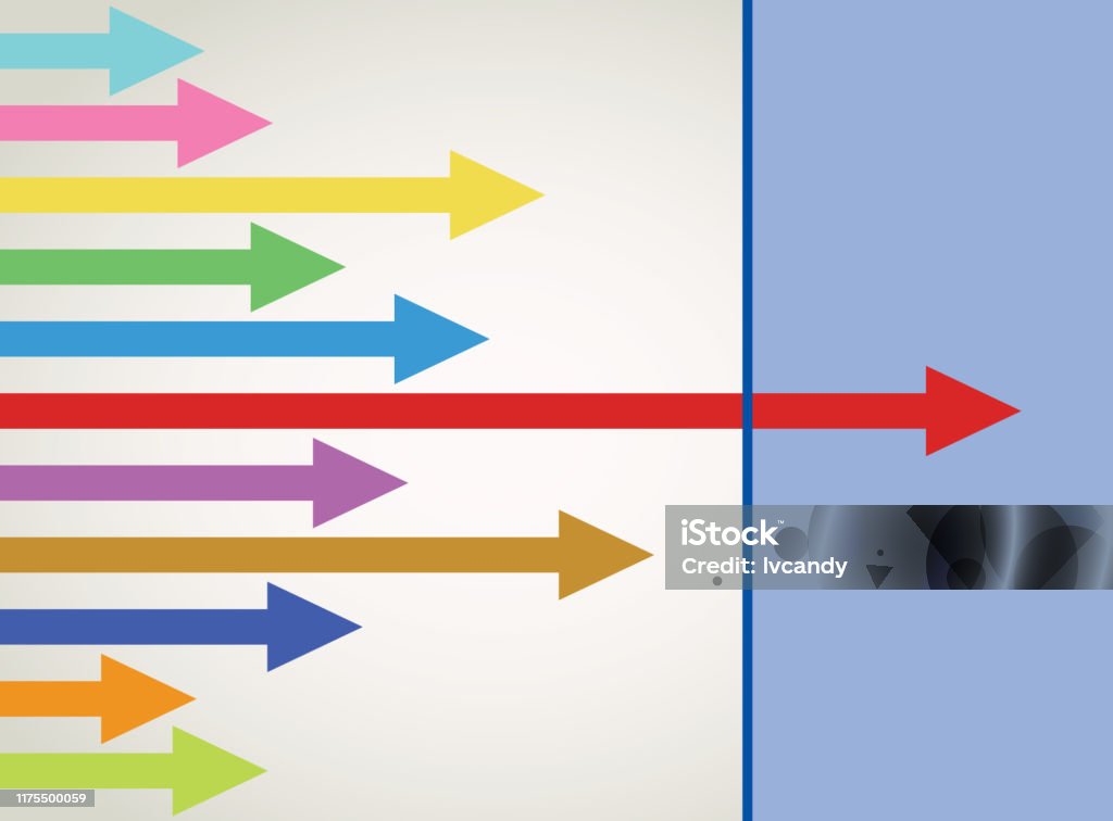 Subject Comp Arrows Competition Arrows Stock Illustration - Download Image Now - Almanac ...