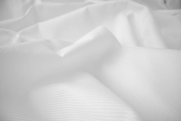 istock Shiny flowing cloth texture in macro shot. 1175502154