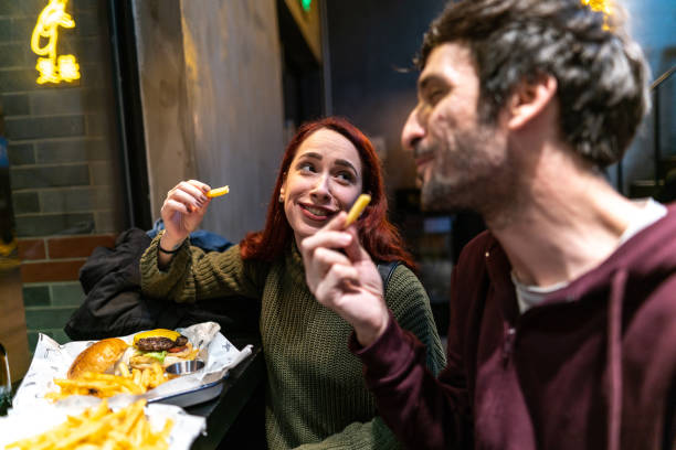 istock Sharing good food and great jokes 1175502641