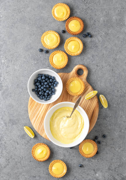 istock Tartlets with custard and summer berries 1175504187