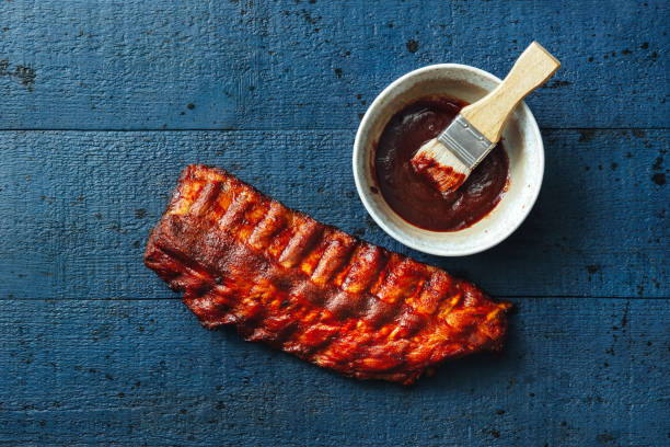 istock Smoke barbecue pork ribs 1175504228