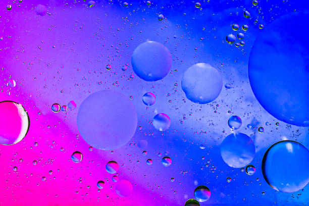 istock Colorful artistic image of oil drop on water 1175504241