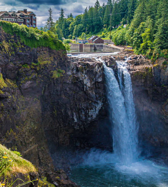 istock Stormy Day at Snoqualmie Falls 1175504307