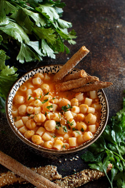 istock Ditalini pasta with chickpeas 1175511138