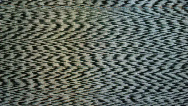 No TV signal, interference, television noise. Background use