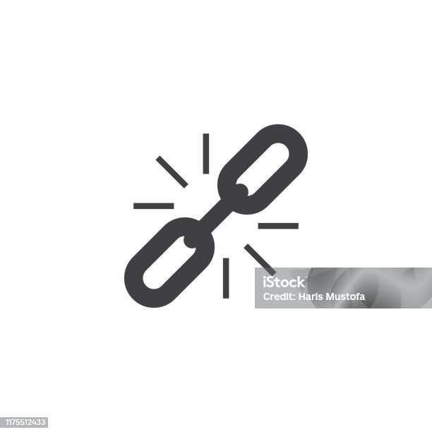 Chain Graphic Design Template Vector Isolated Illustration Stock ...