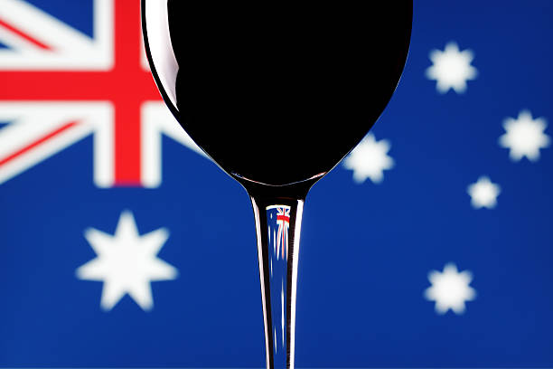 Australiana vinho. - fotografia de stock