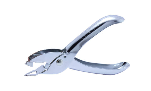 Staple Remover on White Background Closeup View