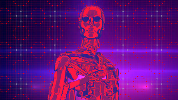 istock Vintage style cyborg for global design 1175525661