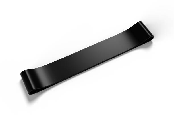istock Fitness Resistance  Exercise Loop Band for Branding. 3d render illustration. 1175526699
