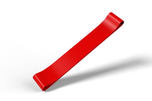 istock Fitness Resistance  Exercise Loop Band for Branding. 3d render illustration. 1175526753