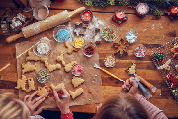istock Preparing Christmas Cookies in Domestic Kitchen 1175531006