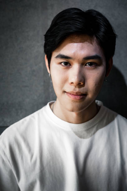 Confidence handsome asian Thai man with happiness