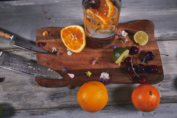 istock Detox fruit infused flavored water. Healthy concept. 1175532784