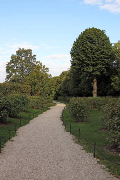 istock Path and trees beautiful park in Vienna Austria 1175537389