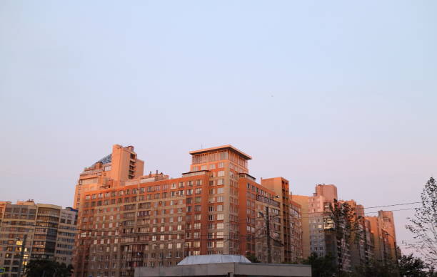 istock City block at dawn in the fall 1175538686