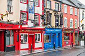 Colorful pubs and restaurants in Kilkenny Ireland