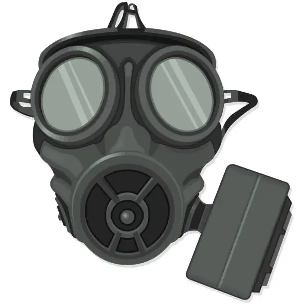 Vector illustration of Gas Mask