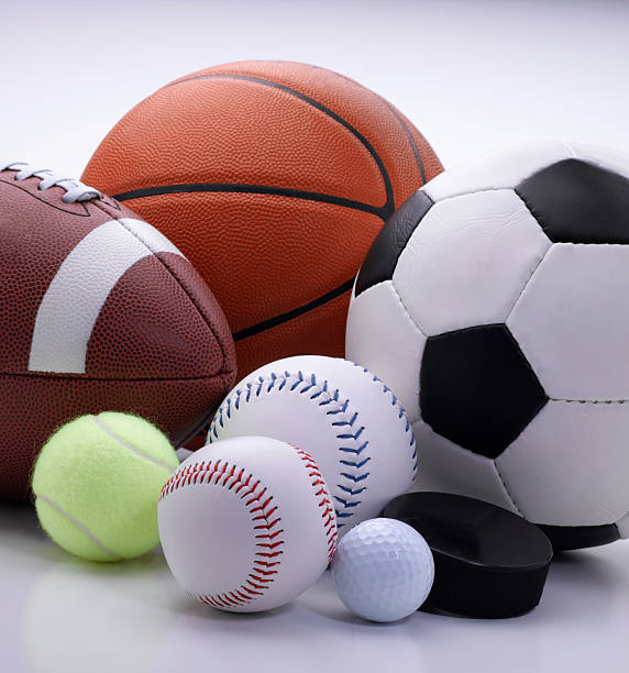 sports equipment - sport ball sphere competition stock-fotos und bilder