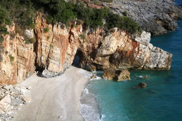 Mylopotamos beach at Pelion in Greece